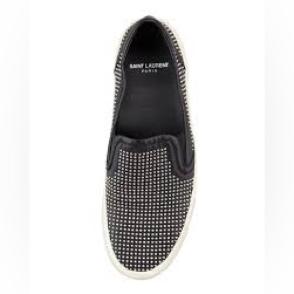Saint Laurent studded slip on sneakers - Picture 2 of 4